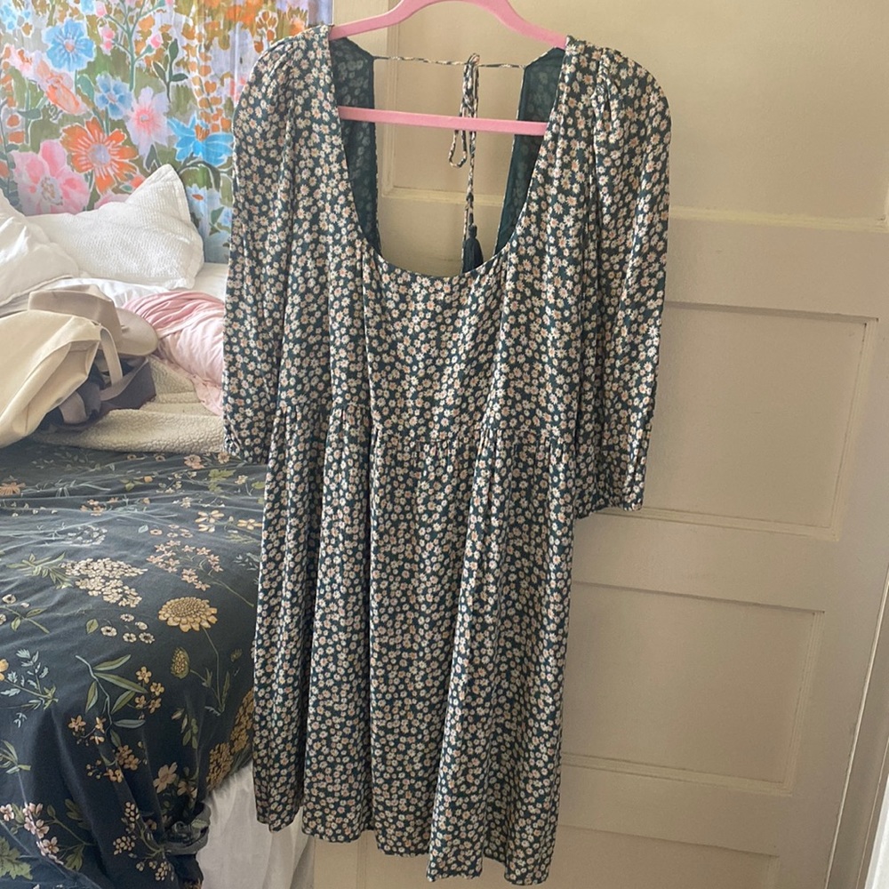 Floral American Eagle Babydoll Dress